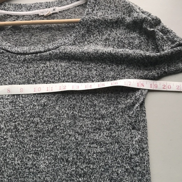 𝅺ANTHROPOLOGIE Mine half sleeve loose knit front pocket shirt M - Picture 7 of 8